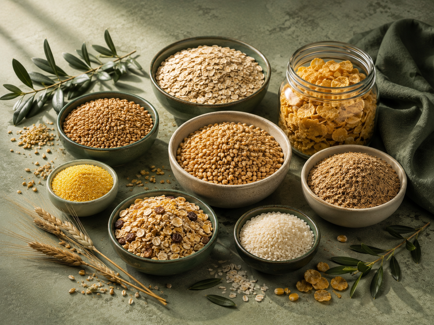 Avoine, blé et grains